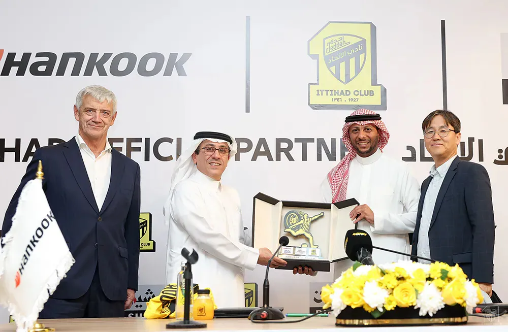 Hankook Tire signs title sponsorship deal with Saudi football club Al-Ittihad FC for the 2024/25 season.