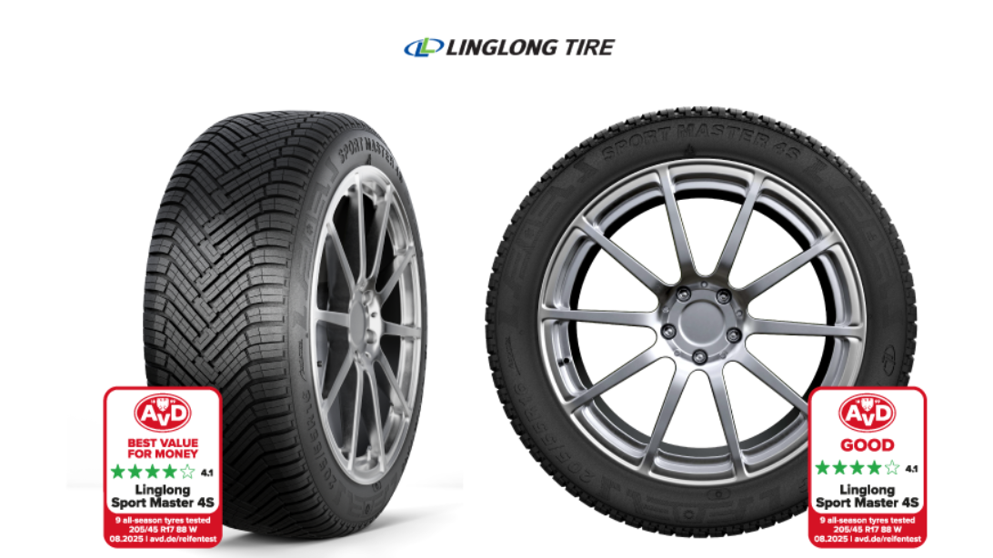 Linglong Sport Master 4S named best value for money tyre by AvD Germany 2025