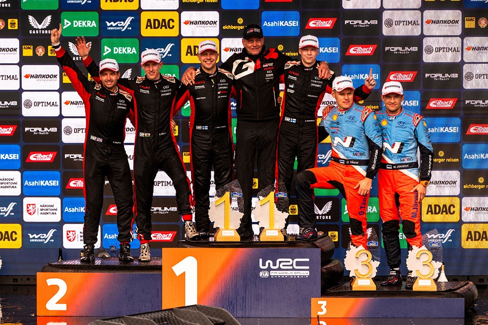 Kalle Rovanperä Toyota Gazoo Racing wins Central European Rally on Hankook tyres
