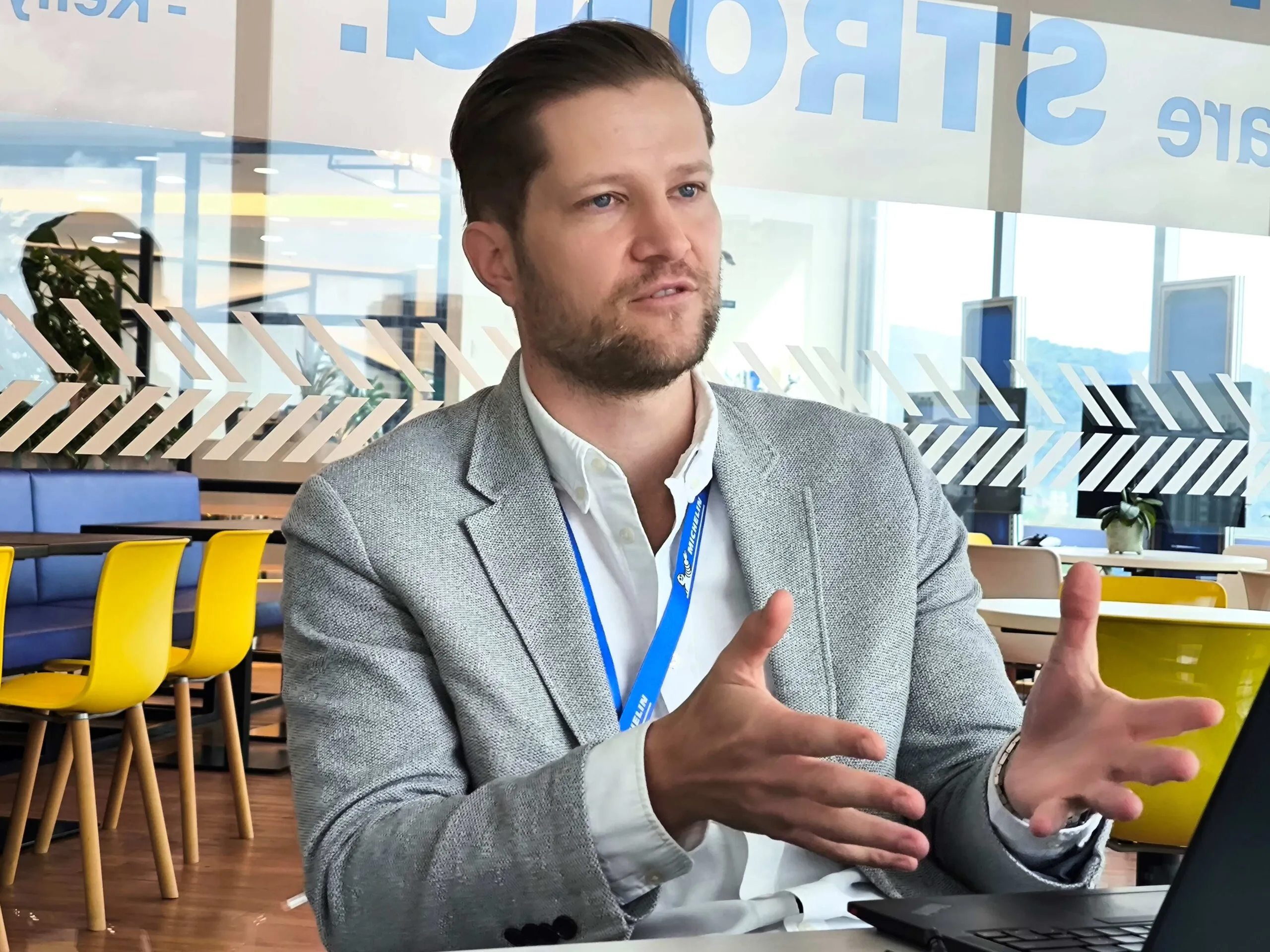 Florentin Odenwald Michelin regional managing director