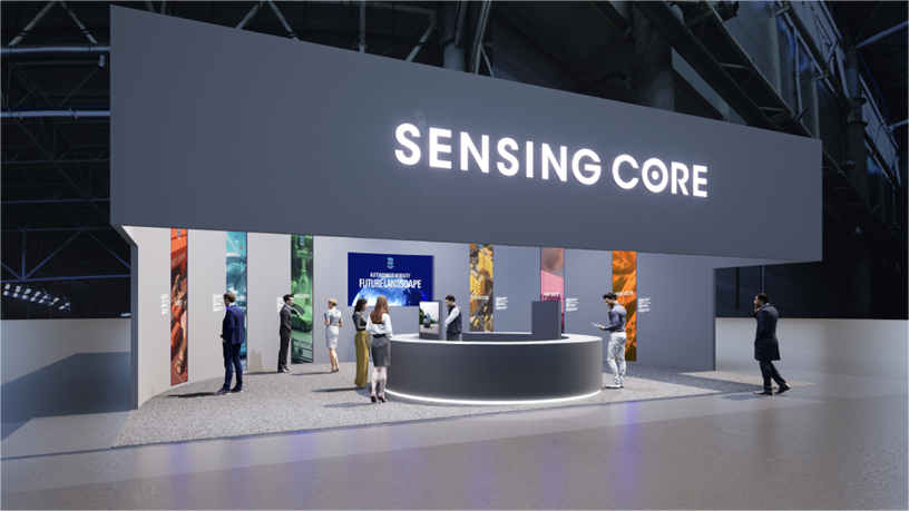 Dunlop Sensing Core technology booth at CES 2026