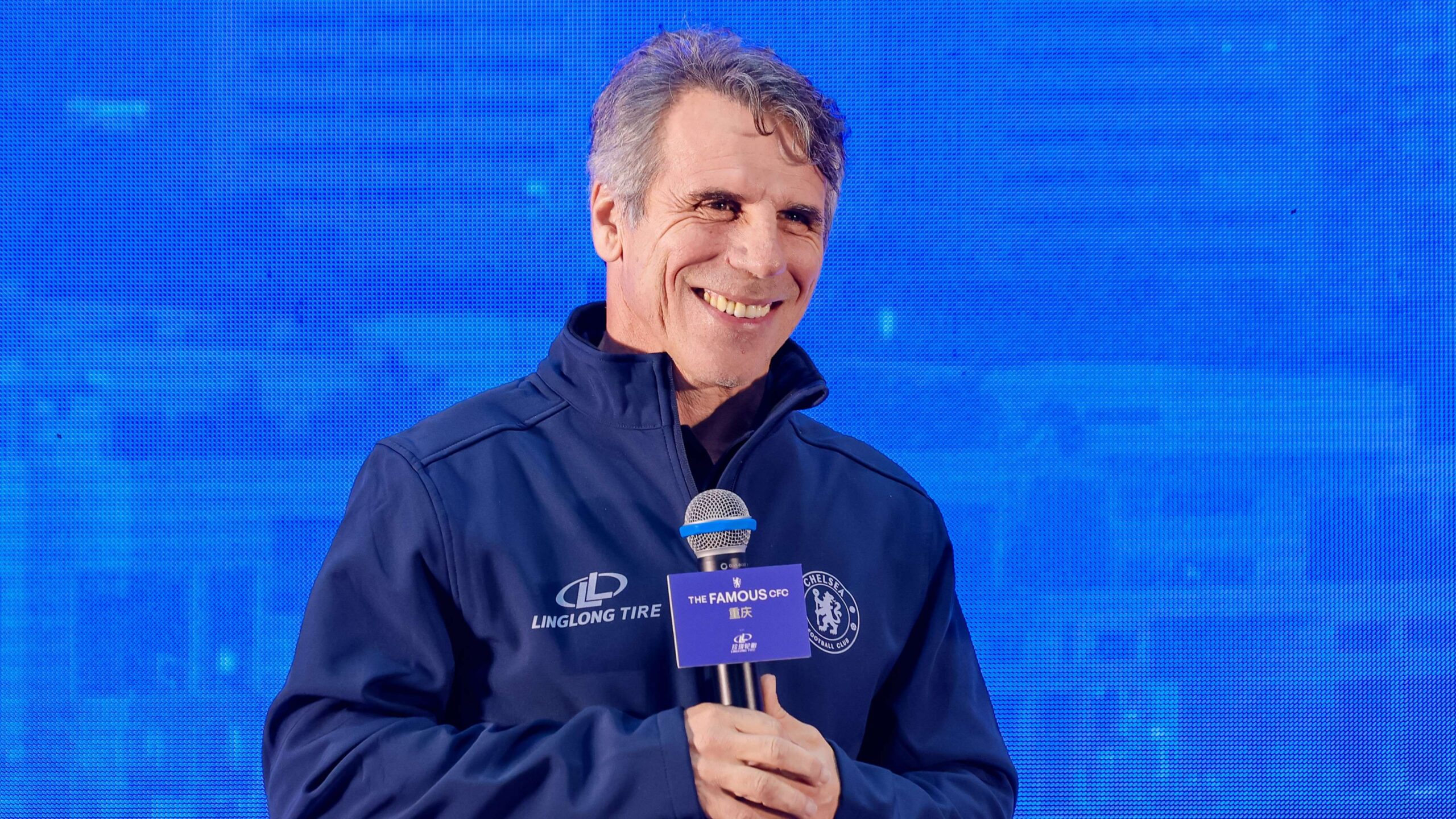 Gianfranco Zola meet-and-greet at Linglong Tire event in Chongqing