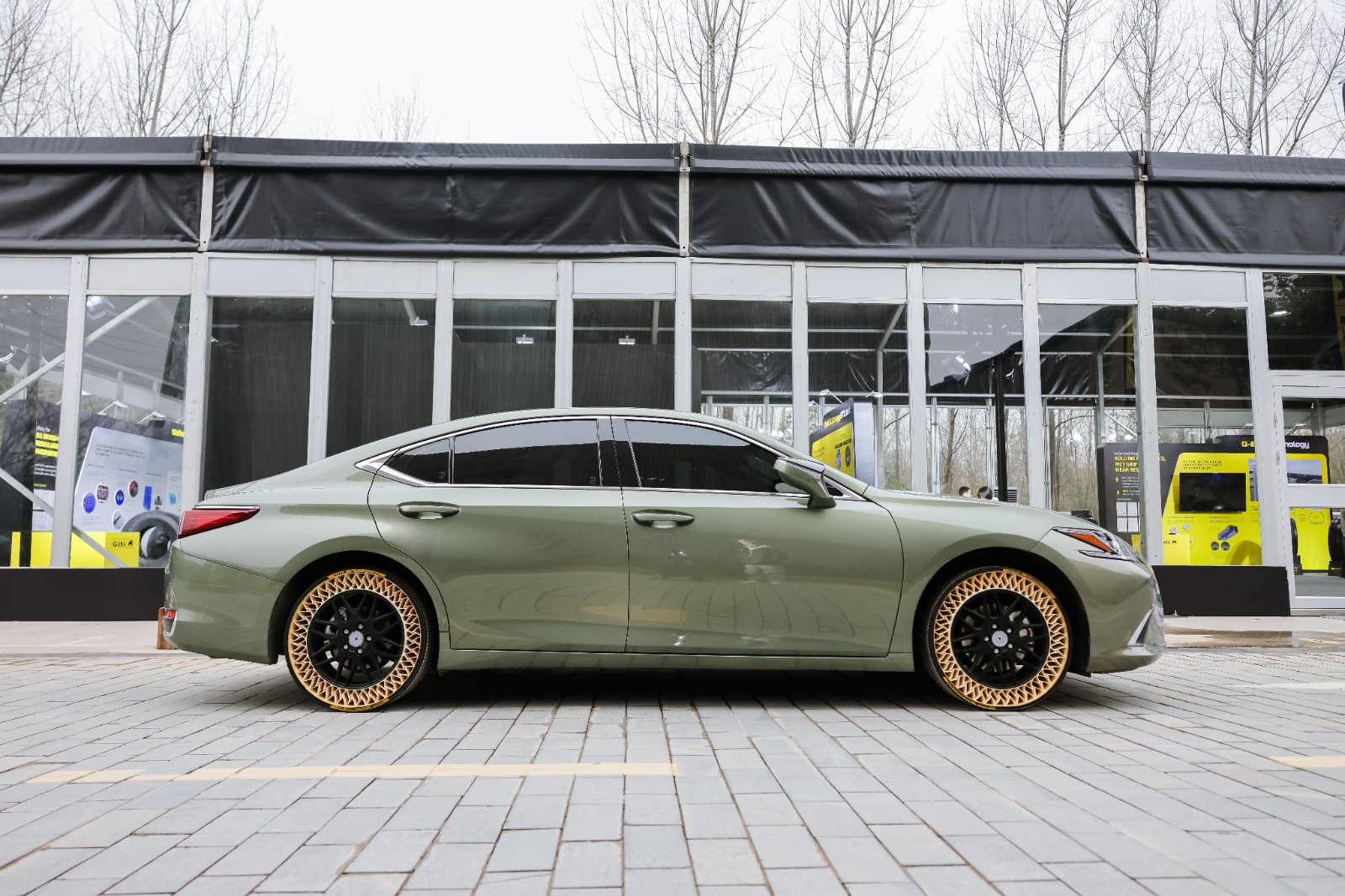 Giti Flexcore Airless Technology concept tyre on display