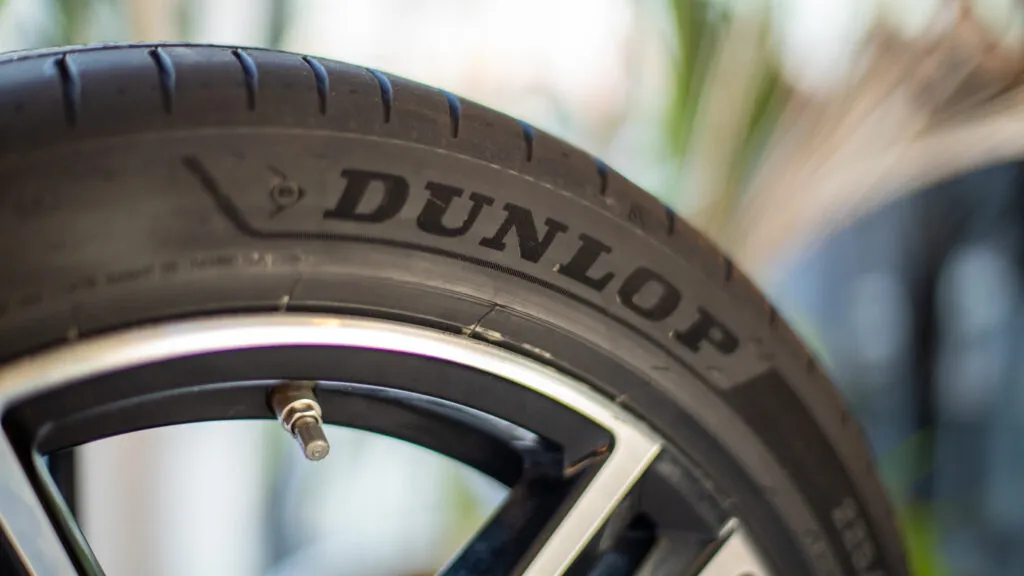 Dunlop Blue Response TG sidewall