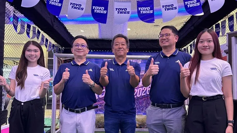 Toyo Tyre Malaysia representatives at Goooal Fest 2026. (Photo: Toyo Tyre Malaysia)